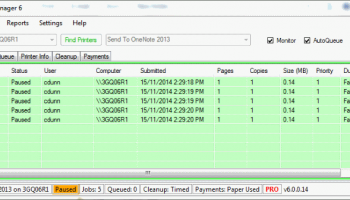 Print Queue Manager screenshot