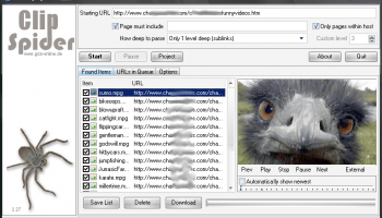 GSA Clip Spider screenshot