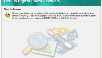 Art Plus Digital Photo Recovery screenshot