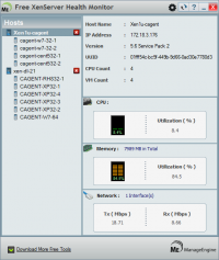 ManageEngine Free XenServer Health Monitor Tool screenshot