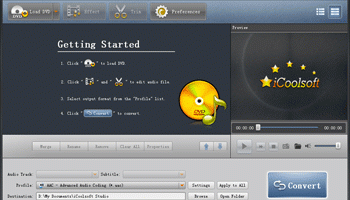 iCoolsoft DVD Audio Ripper screenshot
