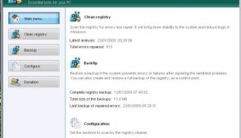 Argente - Registry Cleaner screenshot