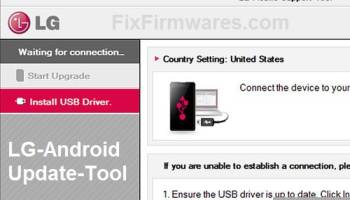 LG Mobile Support Tool screenshot