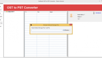 SoftKnoll OST to PST Converter screenshot
