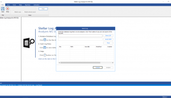 Stellar Log Analyzer for MS SQL screenshot