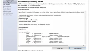 Ispirer nGLFly Wizard screenshot