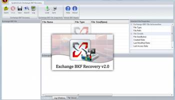 SysInfo Exchange BKF Recovery screenshot