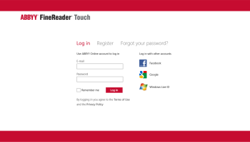 FineReader Touch screenshot