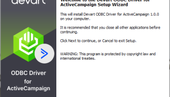 ActiveCampaign ODBC Driver by Devart screenshot
