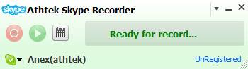 AthTek Skype Recorder Lite screenshot