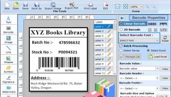 Barcode Generator Software for Publisher screenshot