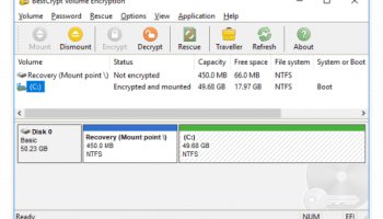 BestCrypt Volume Encryption screenshot