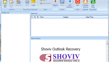 Import PST to Live Exchange screenshot