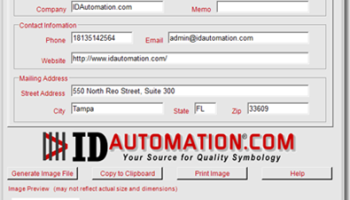 Linear + 2D Barcode Image Generator screenshot