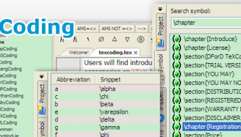 DForD TeXCoding screenshot