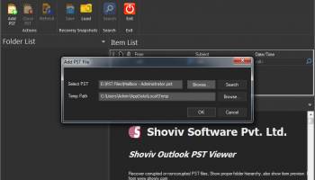 Outlook PST Viewer screenshot