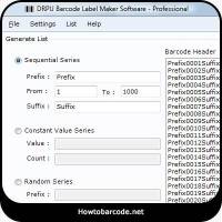 DRPU Barcode Generator screenshot