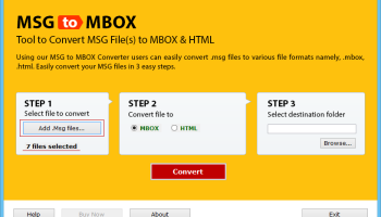 SoftTweak MSG to MBOX screenshot
