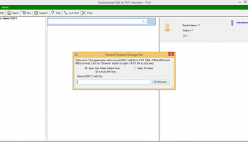 ToolsGround NSF to PST Converter screenshot