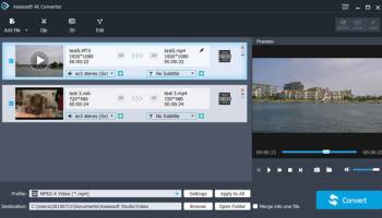 Aiseesoft 4K Converter screenshot