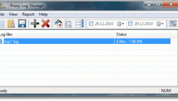 Proxy Log Storage Standard Edition screenshot