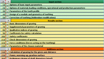 MITCalc Internal Spur Gear Calculation screenshot