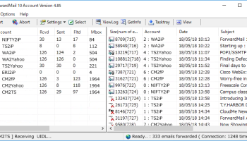 ForwardMail Portable screenshot