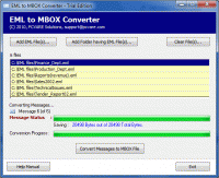 How to Convert EML to MBOX screenshot