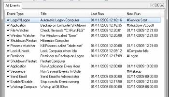 System Scheduler Professional screenshot