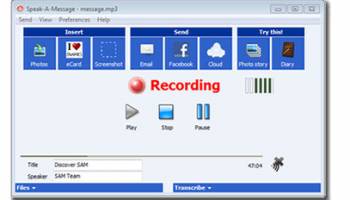 Speak-A-Message screenshot