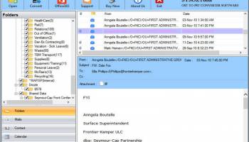SysOZ OST to PST Converter screenshot