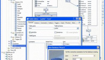 Database Designer for PostgreSQL screenshot