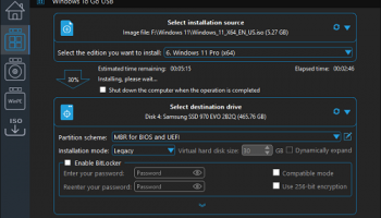 WinToUSB screenshot