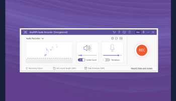 AnyMP4 Audio Recorder screenshot