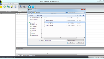 Backup Exec BKF Recovery screenshot