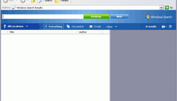 Windows Search for Windows Vista SP1 screenshot