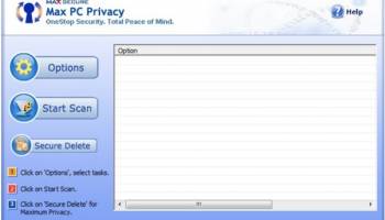 Max PC Privacy screenshot