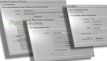 Reports Wizard screenshot