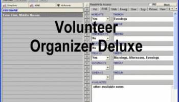 Volunteer Organizer Deluxe screenshot