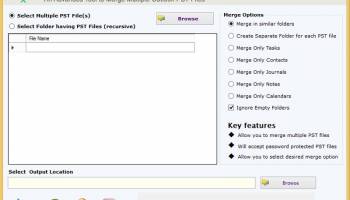 Softaken Merge PST screenshot