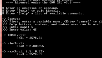 Lectisoft Lincalc screenshot