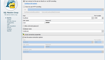 PHP Generator for MySQL screenshot