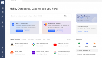 Octoparse screenshot