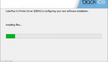 Black Ice ColorPlus Printer Drivers screenshot