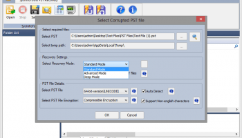 SysInfoTools PST Recovery screenshot