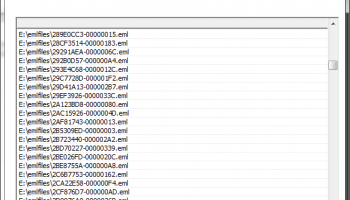 Convert .EML to MBOX Thunderbird screenshot