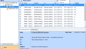Open MBOX File in Windows screenshot