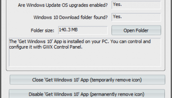 GWX Control Panel screenshot