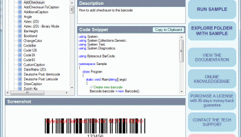 Bytescout BarCode Generator screenshot