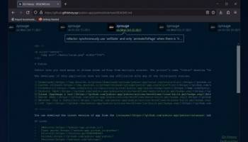 Git History for Firefox screenshot